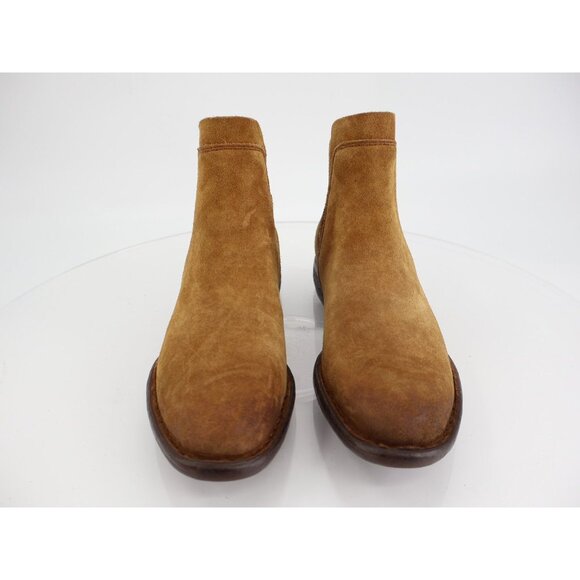 Born Women's Laney Chelsea Boot Size 7 Brown Leather Block Heel Pointed Ankle - Picture 3 of 14